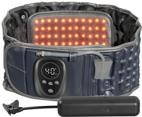 HONGJING Red Light Decompression Belt with Electric Pump for Lower Back Pain