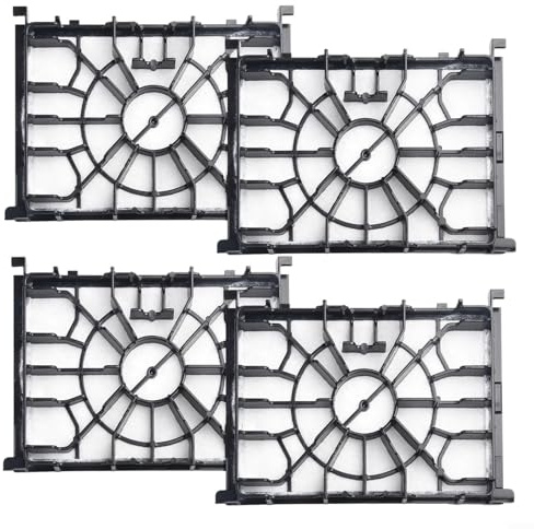 Filtro di protezione del motore per aspirapolvere per Bosch VZ02MSF, lavabile e riutilizzabile, in tessuto non tessuto, 161 x 113 x 18 mm, serie VSZ4G VSQ8 (confezione da 4)