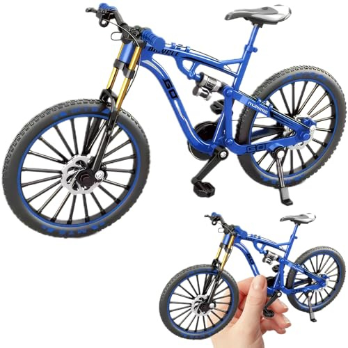 Syglawnd Finger-BMX, Finger-Fahrrad, Maßstab 1:8, Simulationslegierung, BMX-Spielzeug, interaktives Mini-Fahrrad mit beweglichem Teil, faltbar, mit stoßdämpfender Dekoration, Mini