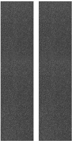 TOKIDNY 2 fogli di carta vetrata antiscivolo ad alta resistenza per skateboard e monopattini - Nastro di trazione per longboard 33 X 9 - Strisce antiscivolo resistenti alle intemperie