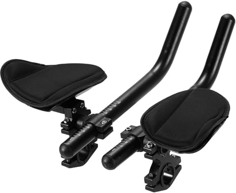 Generisch Aluminiumlegierung Fahrrad Aero Rest Lenker Armlehne Bar for Triathlon, MTB Und Rennrad(A)