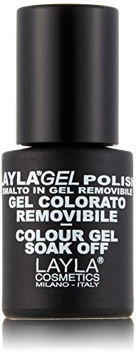 Layla Cosmetics Laylagel Polish Color, crazy red top coat, 1er pack (1 x 0.01 L)