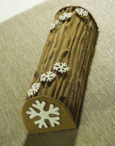 PEGANE Kit Bûche et Tapis Relief Bois - 28 x 8,5 cm