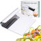 Grattoir de banc pour la cuisson, grattoir à pâte en acier inoxydable, coupe-pâte, spatule à pâte pour gâteau, pain, pizza, cuillère à nourriture en métal, trancheuse à légumes, ustensile de cuisine