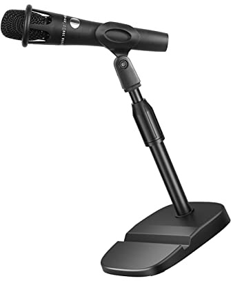 Support de Microphone de Table Support de Microphone de Table résistant aux Rayures Empêche Le Glissement Réglable Multifonctionnel pour la Diffusion en Direct (U Micro Clip)
