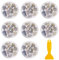 Lowats Autocollants Antidérapants pour Baignoire 8 Pièces Autocollants Ronds Baignoire Antidérapants Stickers Autocollants Baignoire Grands Autocollants Antidérapants Baignoire Douche Autocollants