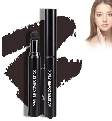 Eazerom 12 Hair Dye Stick,Barra de Color para las Canas y Raíces,Temporary Hair Dye Stick,Hair Color Touch Up Cover Root cream,para Cubrir la Raíz del Cabello gris,Retoque del Cabello,02# Dark Brown