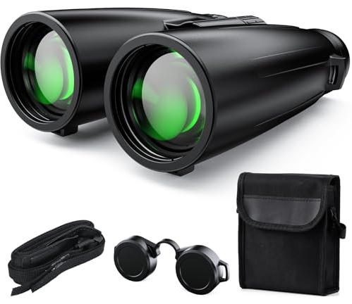 Usogood Professional 15x56 Prismáticos para Adultos, Prismas BaK4 y Lentes FMC, Binoculares de Largo Alcancede, Adecuados para la Observación de Aves, Hunting, Hiking