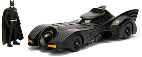 Jada Toys - Batman Returns 1989 Batmobile Figurine, 801310982600, 1/24ème, Noir