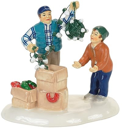 Department 56 Snow Christmas Vacation Clark and Rusty Figurine Village Accessory, Multicolored