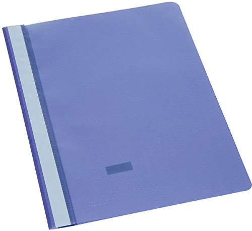 Schnellhefter DIN A4 Kunststoff Sichthefter Schul-Hefter violett Kunststoff plastik Schule Büro (100er Packung, violett)