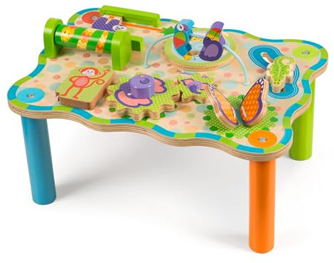 Melissa & Doug First Play Children’s Jungle Wooden Activity Table for Toddlers