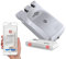 REMOCK KIT de seguridad y conexión: Cerradura invisible Remock PRO en color Plata con 4 mandos a distancia más dispositivo de conexión móvil Remock NET.