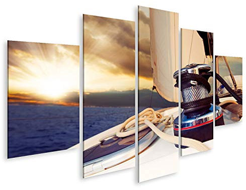 islandburner Bild auf Leinwand Segeln Bilder Wandbilder Poster GAOO-MFP