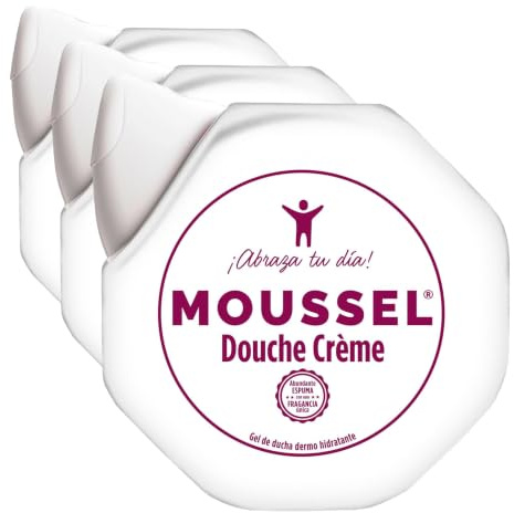 Moussel Crème Dermo Hidratante Gel de Ducha Douche, 1 x 650ml (Paquete de 3)