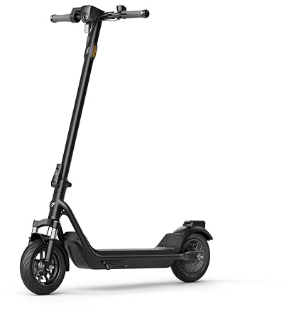 Niu KQi 100F E-Scooter mit Deutscher Straßenzulassung, Federung & Faltbare Lenkergriffe (20km/h, bis zu 29km Reichweite & 15% Steigung, 10 Luftreifen, max. 120kg Belastung, Display, App, klappbar)