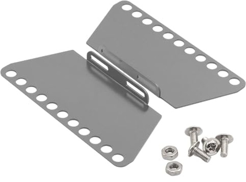 RNXRZANK Metal Side Plate Guardrail Step Accessory Improved Pedal for Remote Control Vehicle Suitable for MN99S MN78 D90, Silver Grey