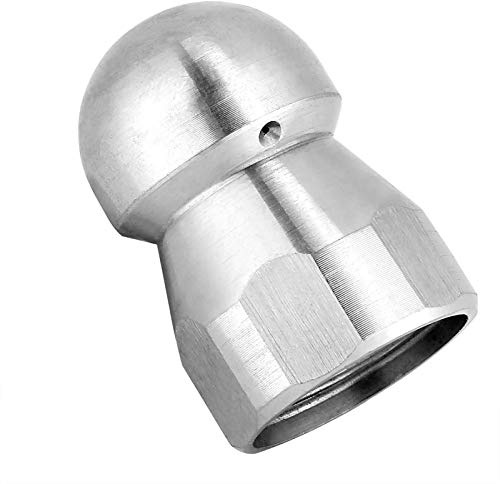 Boquilla de Limpieza Para Tuberías 3/8 Boquilla de Alta Presión Para Lavado de Alcantarillado Y conductos, Accesorio Para Jet Limpiador, Chorro Penetrante Para desatascar Cañerías