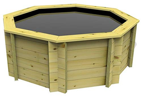 The Garden TImber Company Wooden Fish Ponds 6ft Octagonal 697mm Height 1305L