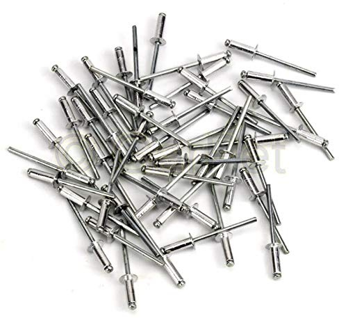 500 St. Blindnieten Popnieten Set Alu 4 4,8 mm sortiment Aluminiumnieten Nieten 4,0 x 8,0 mm
