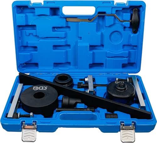 BGS 70149 | Kupplungswerkzeug-Satz | für VAG DSG Doppelkupplungsgetriebe | Demontage, Montage und Einstellung | Montagehebel, Brücke mit Spindel, Druckstück, Abzieher, Lineal, Endmaße