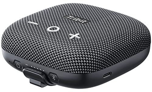 Tribit Altoparlante esterno portatile Bluetooth: altoparlanti wireless impermeabili, accoppiamento stereo wireless IP67 e XBass integrato per viaggi all'aperto, bicicletta, StormBox Micro 2