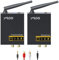 YMOO Wireless Audio Transmitter and Receiver for TV/PC to Speaker, 2.4Ghz Wireless Adapter with RCA/AUX 3.5mm Jack, 100M Long Range for Home Stereo/Soundbar, 192kHz/24bit HiFi Audio, 20ms Low Latency