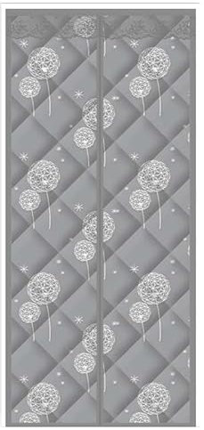 YSUEFIJO Warmeschutzvorhang fuir Turen, Wärmeschutzvorhang Outdoor, Isolier Schutz Panel-Isolierung Thermovorhang, Winter Warm Halten Verdicken Baumwolle Wärmeschutzvorhang