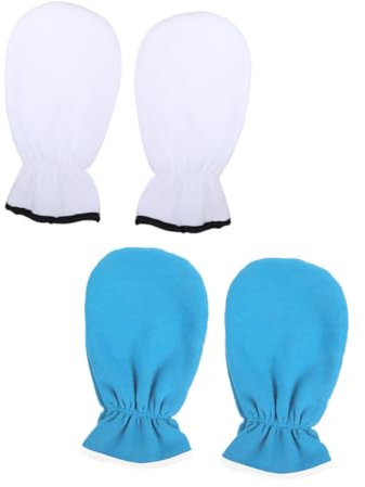 POPETPOP 2paare Professionelle Peeling-handschuhe Wiederverwendbare Wachs-mitts Waschbare Polyesterhandschuhe Für Kerotherapie Pflege Für Trockene Haut