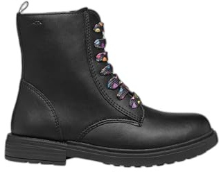 Geox JUNIOR J ECLAIR GIRL BIKER/AMPHIBIANS BOOTS BLACK/MULTICOLOR 30_EU