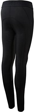 HORZE Kinder Reitleggings Madison, Vollbesatz Reithose Mädchen mit Silikon für besseren Halt im Sattel, Schwarz, 158/164