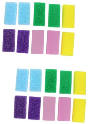 MERRYHAPY 2 Sets Ergonomisches Design Bimsstein-werkzeugentferner Zum Erweichen Und Peeling Harter Haut 10 Stück * 2