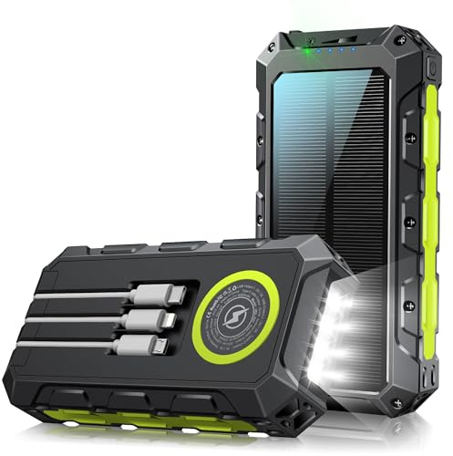 Power Bank 52800mAh, Portable Charger with 7 Output/2 Input, LED Indicator, Flashlight, High Capacity External Battery Pack, Wireless Power Bank Fast Charging Compatible with Phones, Tablets