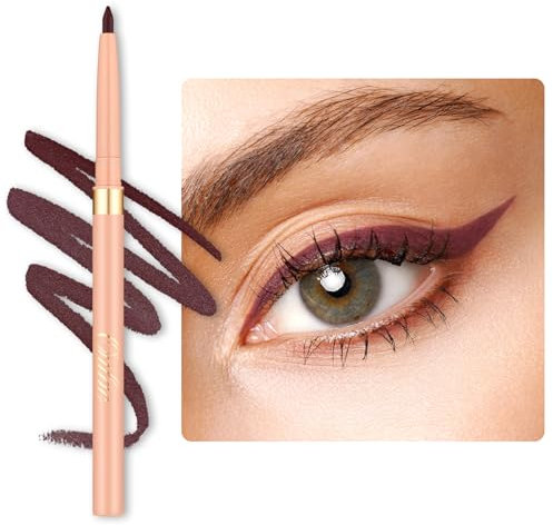 OULAC Crayon Yeux Waterproof, Eye Liner et Lip Liner Prune Mat avec Couleur Intense, Eyeliner Anti-salissures Texture Lisse et Crémeuse, Tenue 12h+, Vegan (L07) Heartfelt