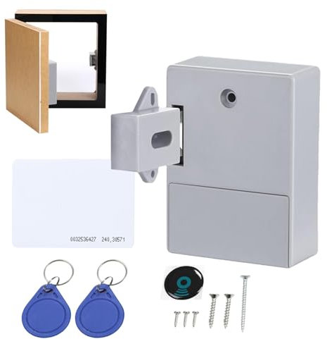Sicheres Schrankschloss, elektronisches Schrankschloss - Elektronisches RFID-Schubladenschloss, Schrankschloss | Intelligentes Sicherheitsschloss ohne Bohren für die Sicherheit zu Hause für Schubladen