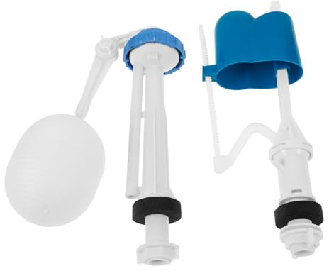 ANDRESLAD 2pcs Toilet Fill Valve Replacement Kit Bathroom Toilet Inlet Valve High Performance Tank Inlet for Flush Tank Accessory