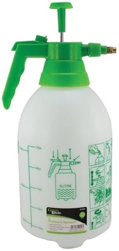 ADEPTNA Premium Hand Pressure Sprayer - Mister Bottle for Garden Plant Watering Car Cleaning - Weed Killer, Chemical Control, Pesticide Application - Lawn & Grass Care (3L Pressure Spray)