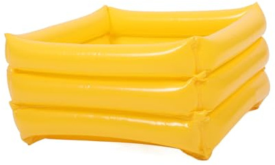 DECOMELODY Baño De Pies Inflable para Viaje Palangana Plegable Portátil De PVC Lavapiés para Camping Pediluvio De Remojo para Pies Lavabo Exteriores
