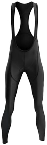 XIEHYA Salopette da Ciclismo in Pile Pantaloni Lunghi da Ciclismo in Pile Termico Invernale Caldo con Imbottitura in Gel 19D, Calzamaglia Bici Uomo, Ropa Ciclismo(XXL)