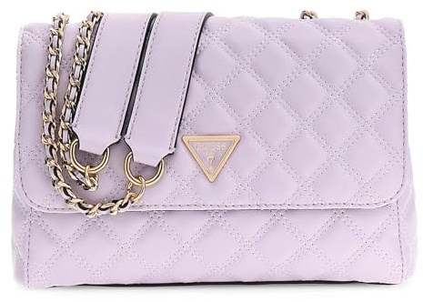 GUESS borsa a tracolla Giully II Compound Convertible Flap Bag Lilac lilla