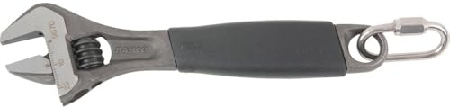 Bahco Schraubenschlüssel Rollgabelschlüssel, Gummigriff Griff, Backenweite 20 mm, / Länge 158mm