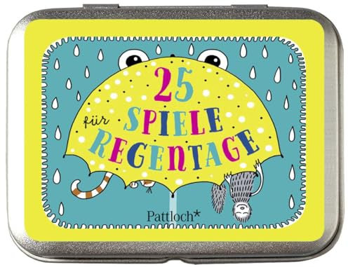 25 Spiele für Regentage: Kinderspiele ab 6 Jahren | Drinnen Spaß haben auch bei Regen! (Geschenke für die Schultüte und alle weiteren Events für Kinder)