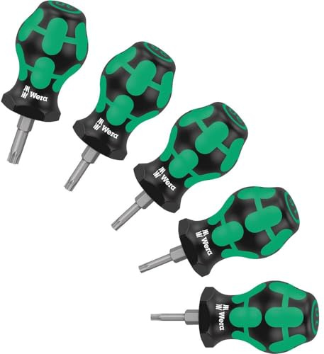 Wera '05008876001 Stubby Set TX 1 Schraubendreher-Satz, 5-teilig