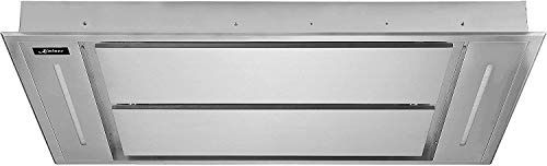 Kaiser EA 1145 - Cappa aspirante da incasso o soffitto ECO Premium Line, 110 cm, in acciaio INOX, 1250 m3/h, telecomando incluso,illuminazione a LED, turbo e aria di scarico,German Brand Award 2017