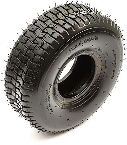 Tyre 11x4.00-4 4 Ply Chevron Turf Tread Fits 4 Inch Wheel Ride On Lawn Mower