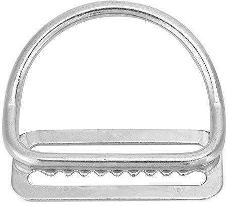 Bnineteenteam Porta Pesi per Immersioni, Fibbia in Acciaio Inossidabile con Fibbia a Scorrimento con Anello a D per Cintura Pesi Surf Nuoto Accessori Sportivi