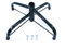 Voiakiu Soporte para Navidad Soporte para Navidad Metal Soporte Plegable para Navidad Hierro Base Soporte 4 Patas con Tornillo Mariposa (40/50/60 cm)