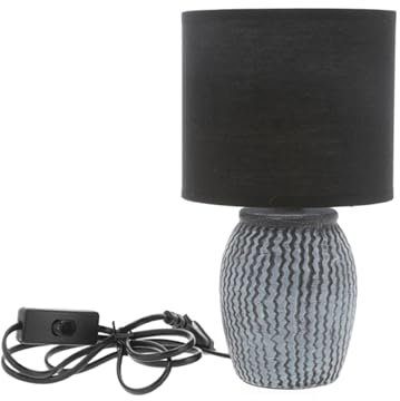 Cepewa Tischleuchte mit Touchfunktion | Nachttischlampe aufladbar mit USB Kabel | Helligkeit regulierbar | Farbwechsel | warmweiß | inkl. Ladekabel (1 x Tischleuchte New York schwarz)