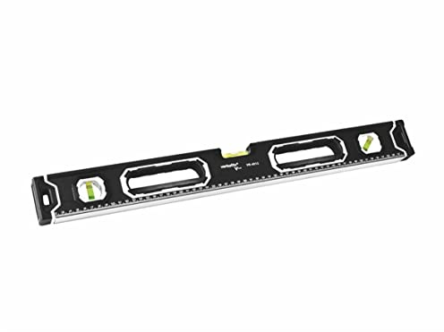 Niveau à bulle magnétique en aluminium V-PPlus Niveau à bulle magnétique Roboust Niveau à bulle magnétique en aluminium (120 cm de long)