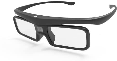 AWOL VISION DLP Link 3D Glasses, Rechargeable Active Shutter Eyewear compatiable with AWOL VISION LTV-2500, LTV-3500, Vanish TV & Other DLP-Link 3D projectors